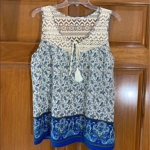 Papaya Sleeveless Top